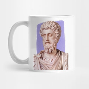 Roman Emperor Marcus Aurelius illustration Mug